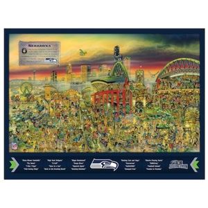 NEW - Seattle Seahawks Joe Journeyman Puzzle